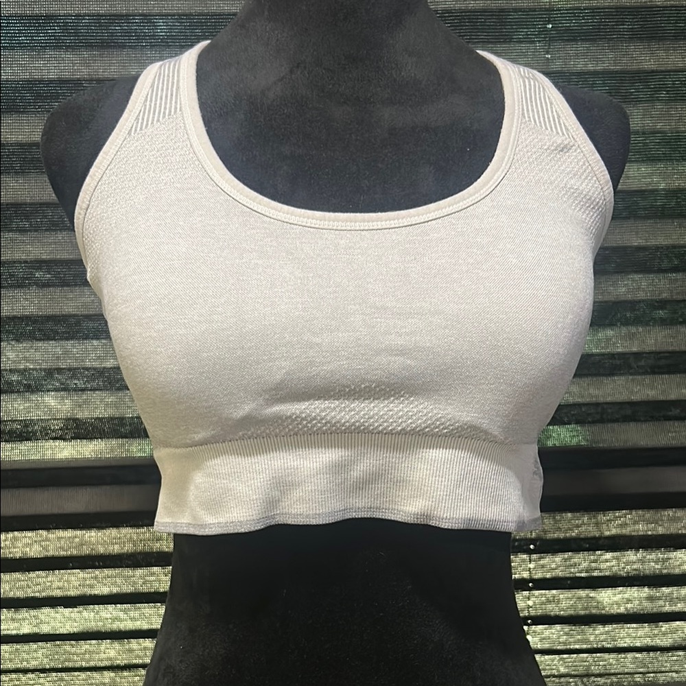 Puma Women’s Grey Racerback Sports Bra Size XL